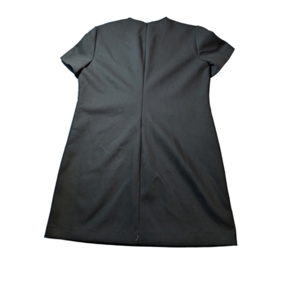 ZARA Women’s Black Shift Dress Short Sleeve Size M NWOT - Picture 3 of 5